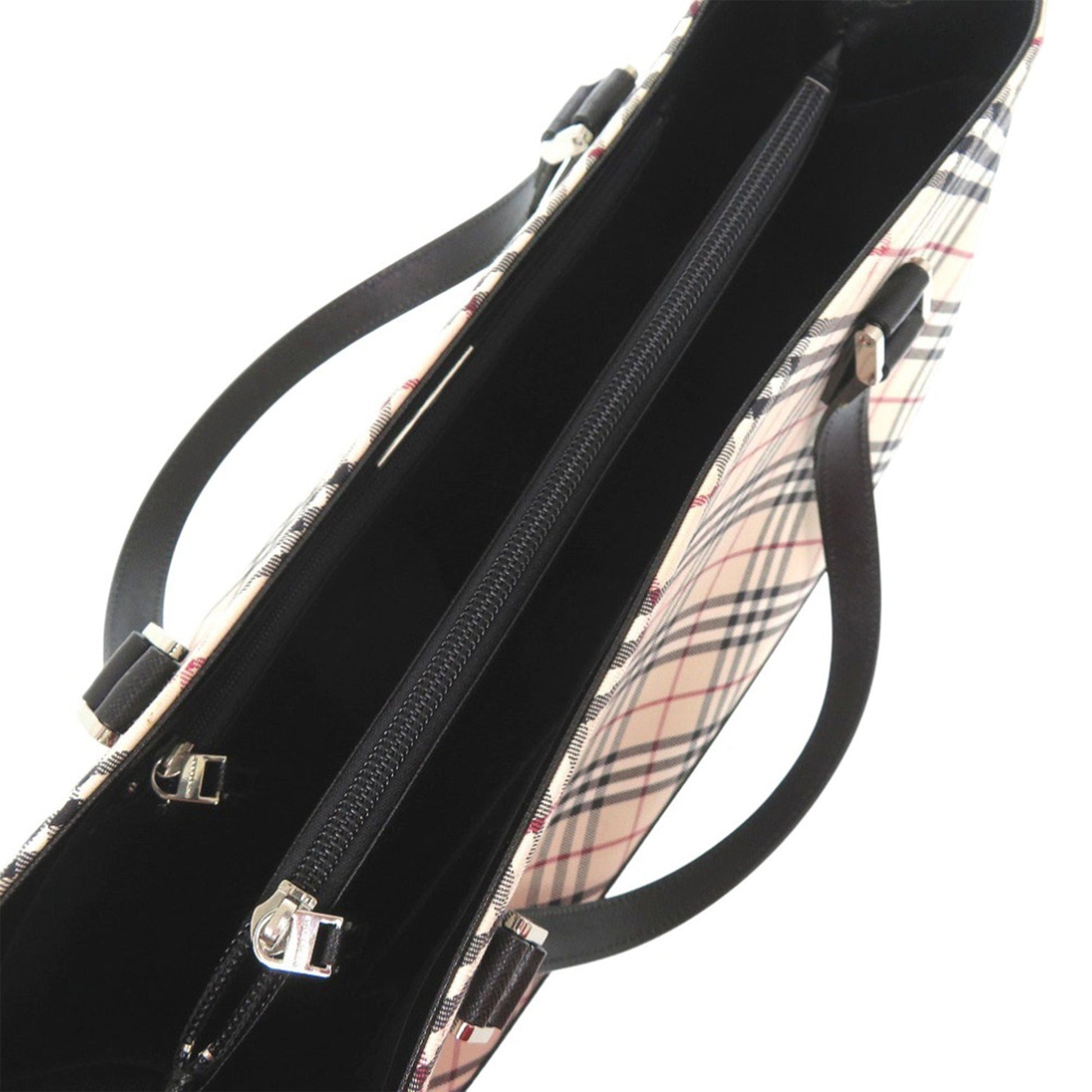 Burberry Nova Check Canvas Tote