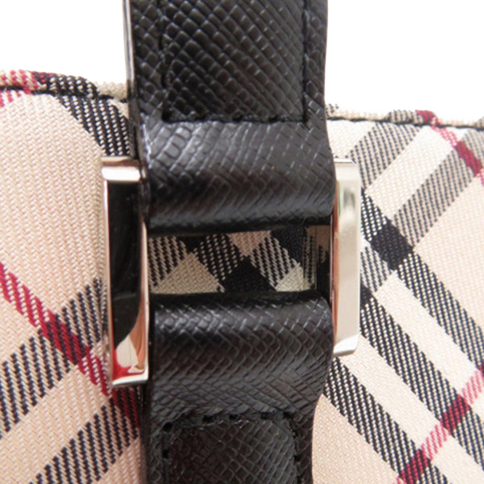 Burberry Nova Check Canvas Tote
