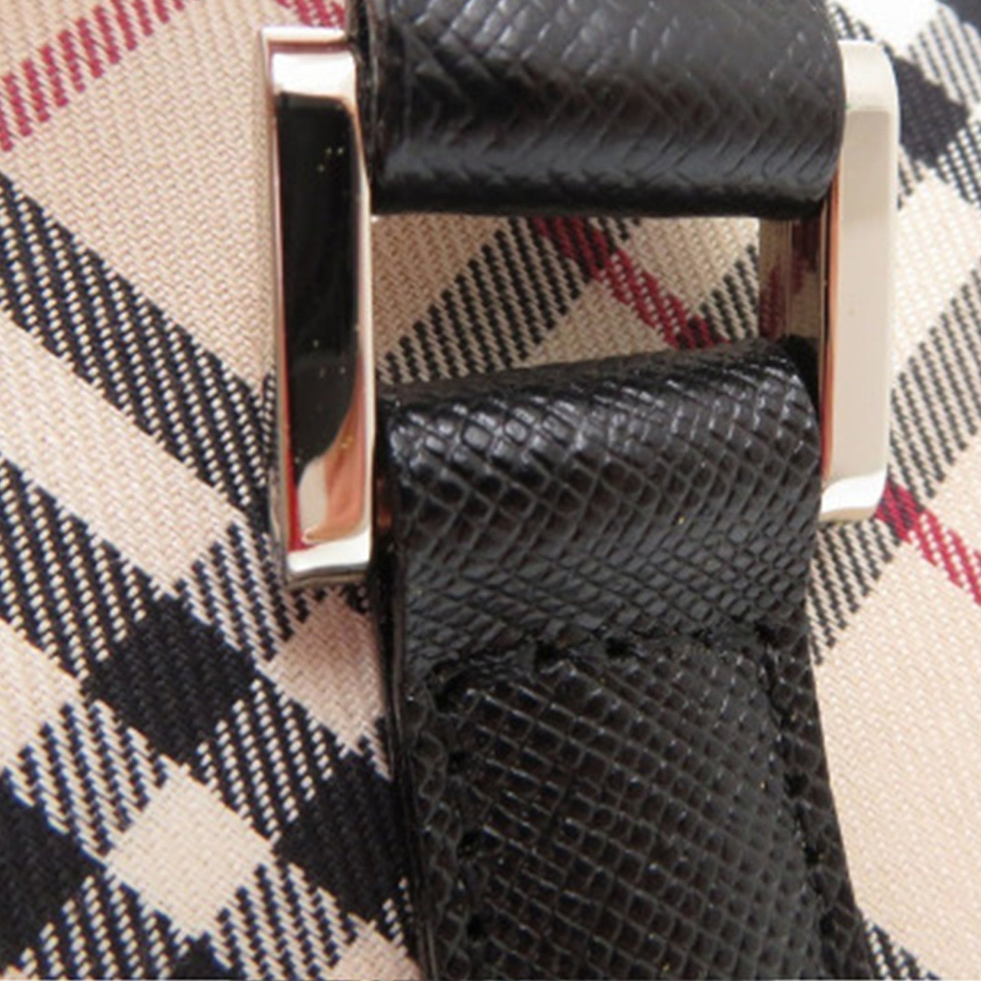 Burberry Nova Check Canvas Tote