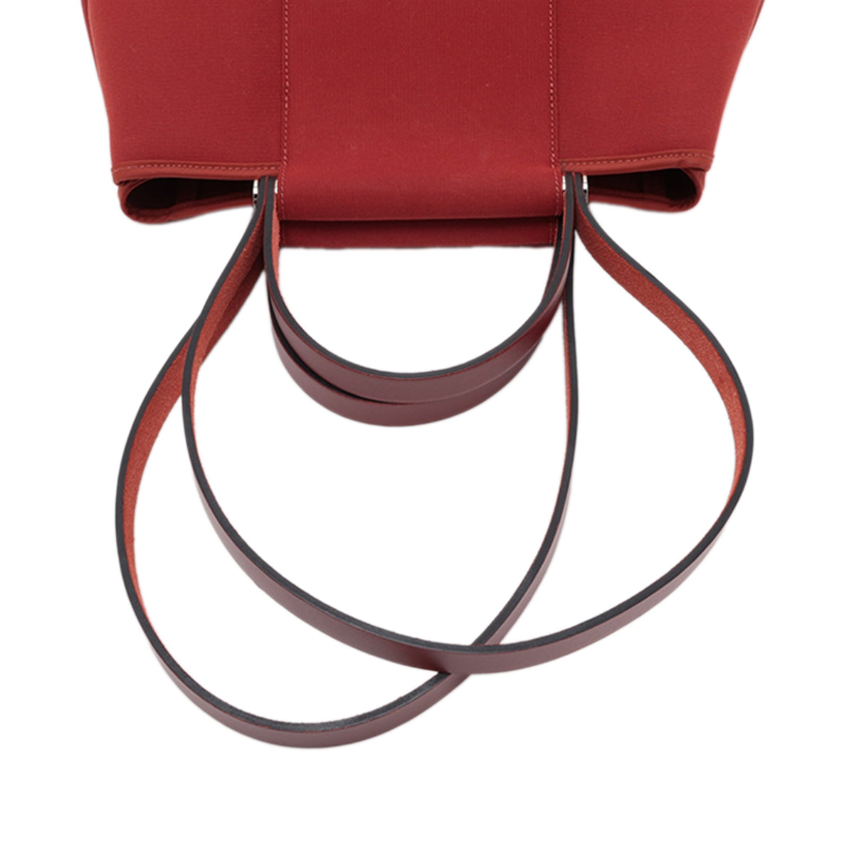 Hermès Toile Cabas Elan PM — Red