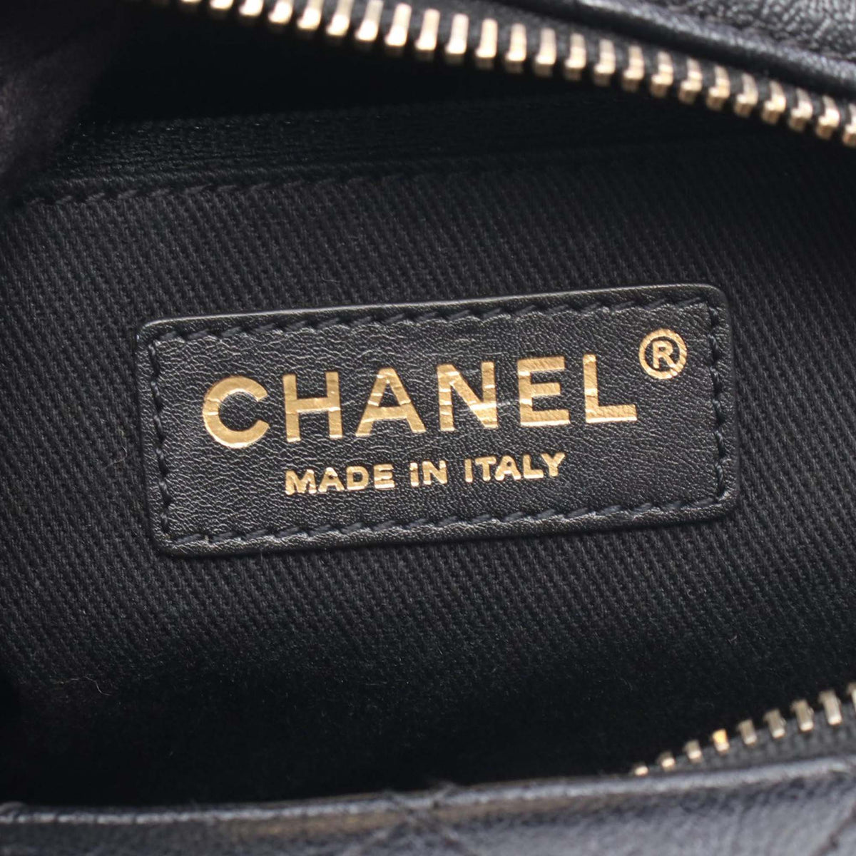 Chanel Goatskin and Quilted Calfskin Coco Curve Vanity Case