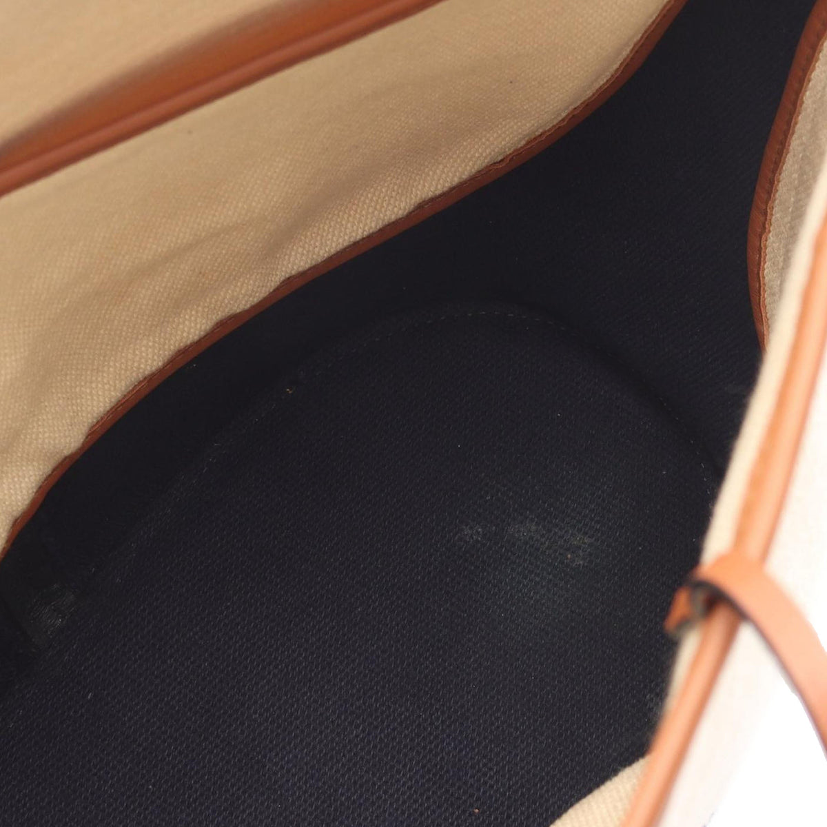 LOEWE Canvas and Leather Anagram Hobo Bag