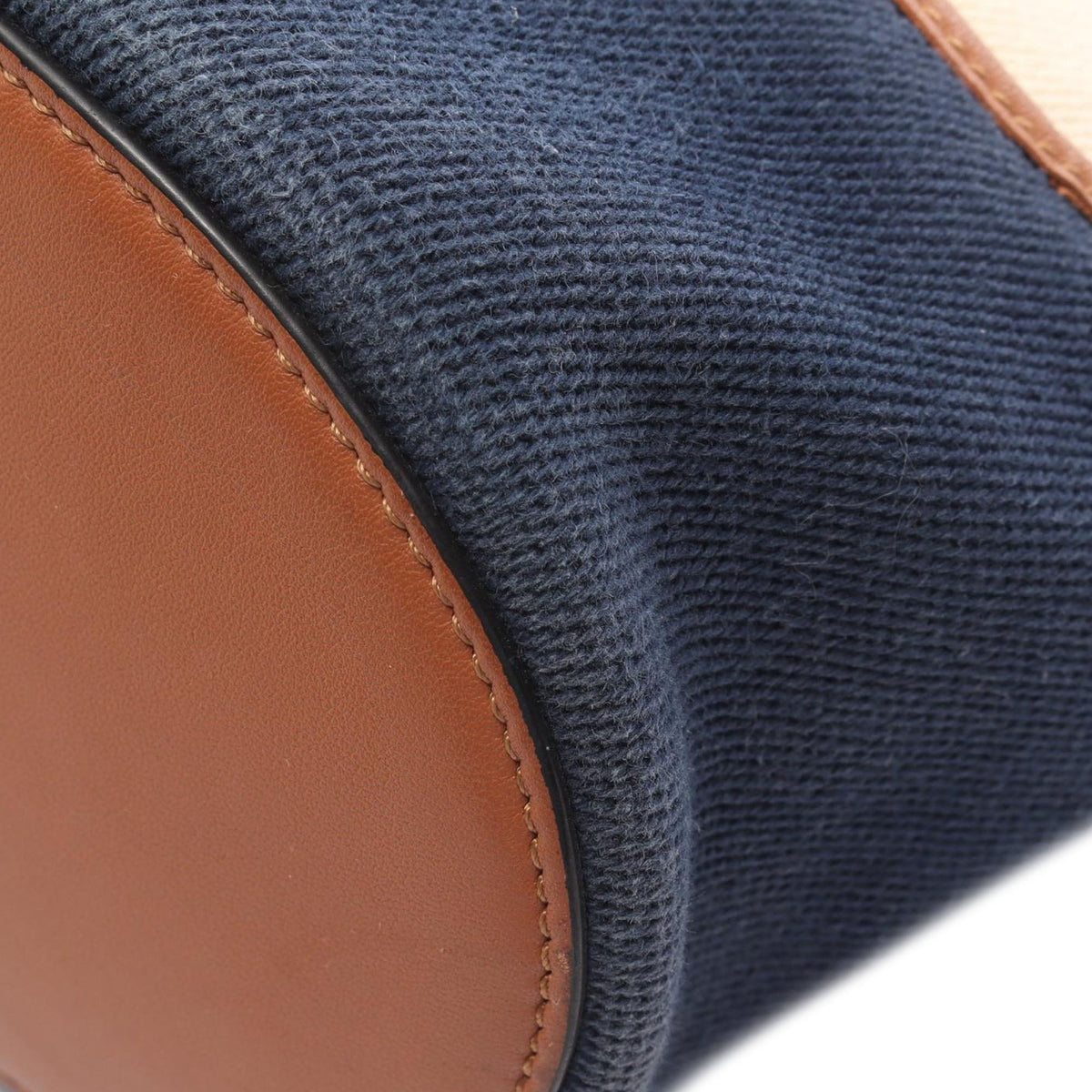 LOEWE Canvas and Leather Anagram Hobo Bag