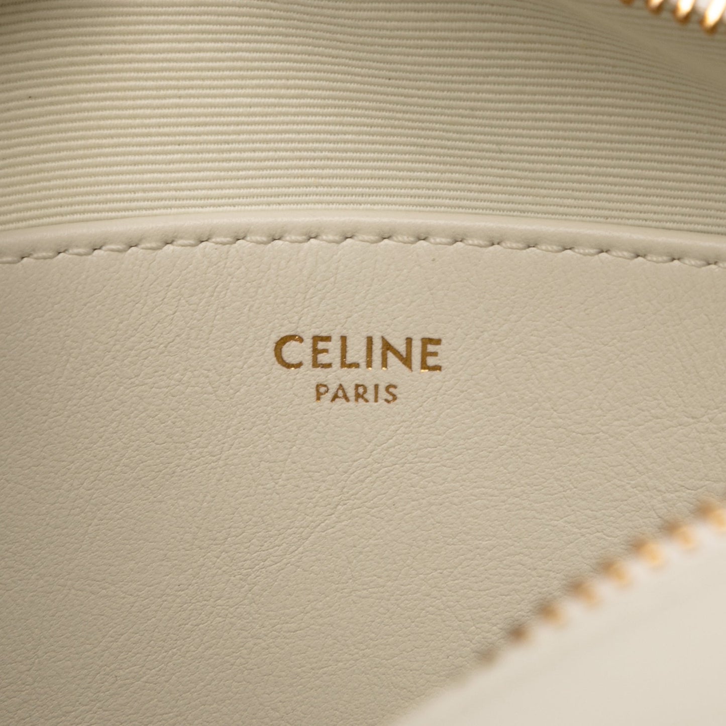 Celine Quilted Calfskin C Charm Crossbody