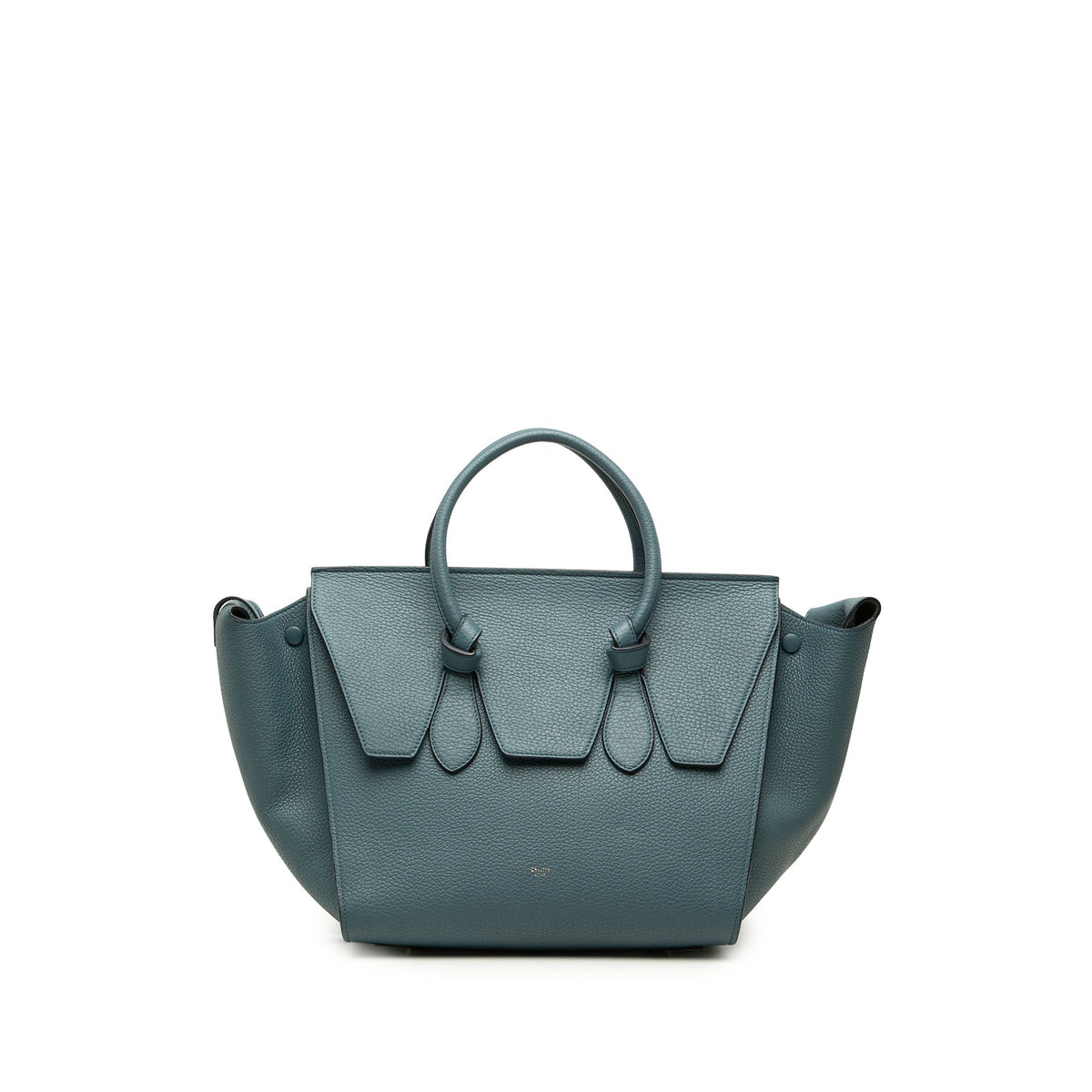 Celine Small Grained Calfskin Tie Knot Tote