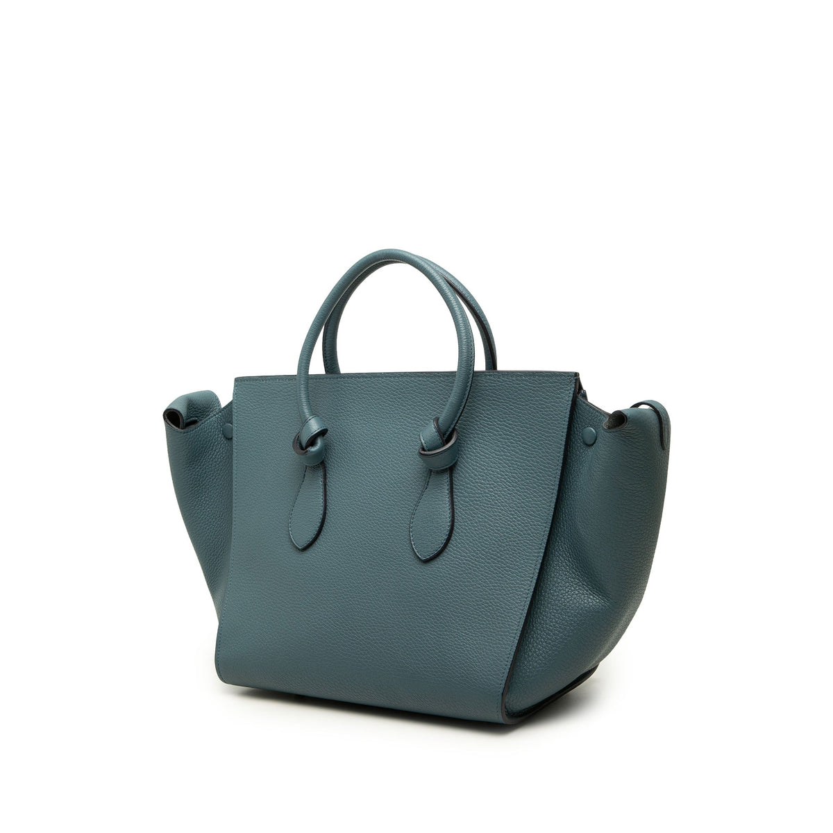 Celine Small Grained Calfskin Tie Knot Tote