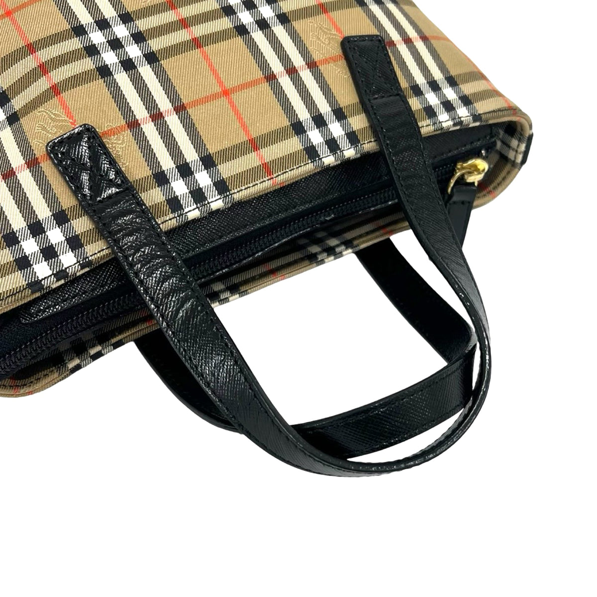 Burberry Haymarket Check Canvas Handbag