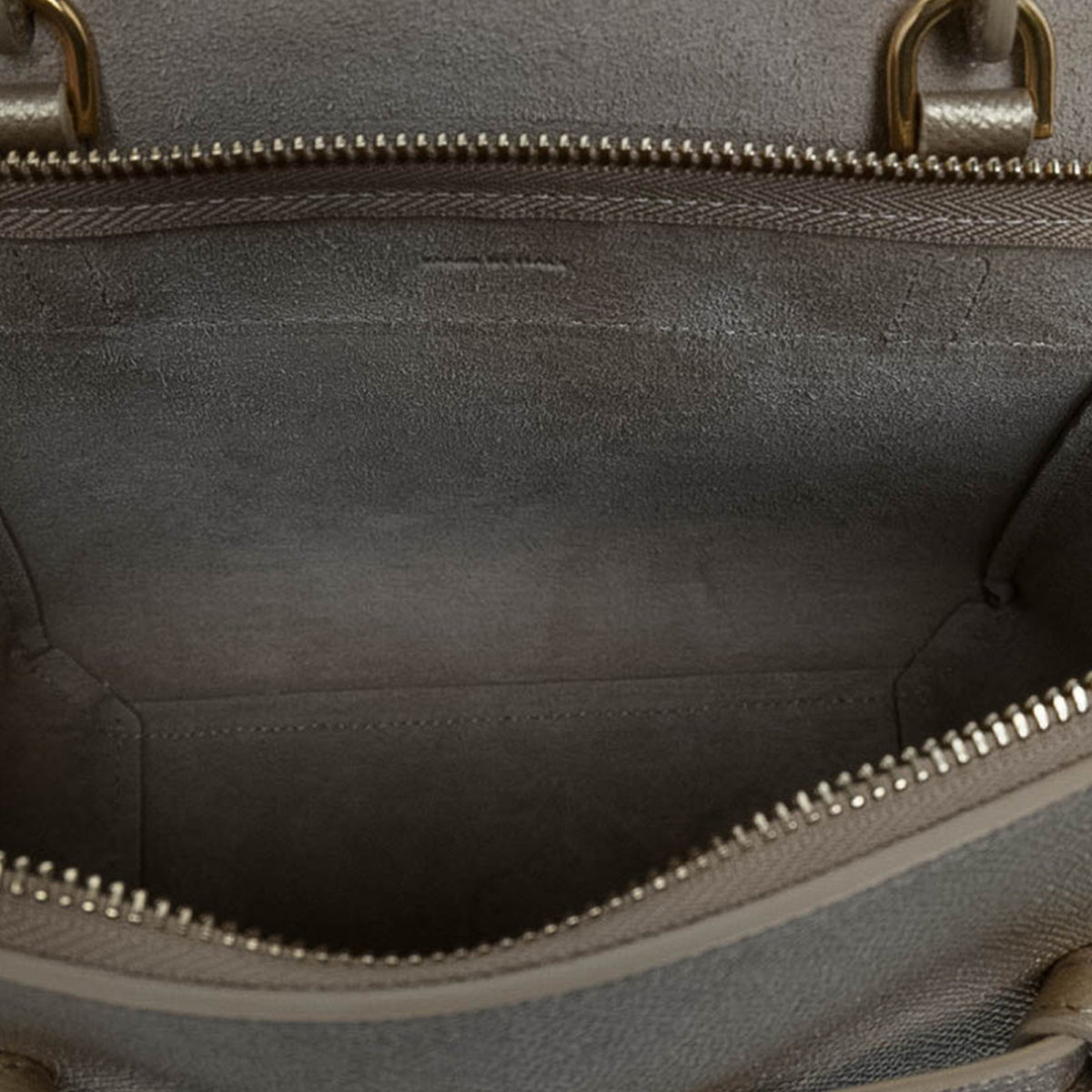 Celine Nano Grained Calfskin Belt Bag — Gold