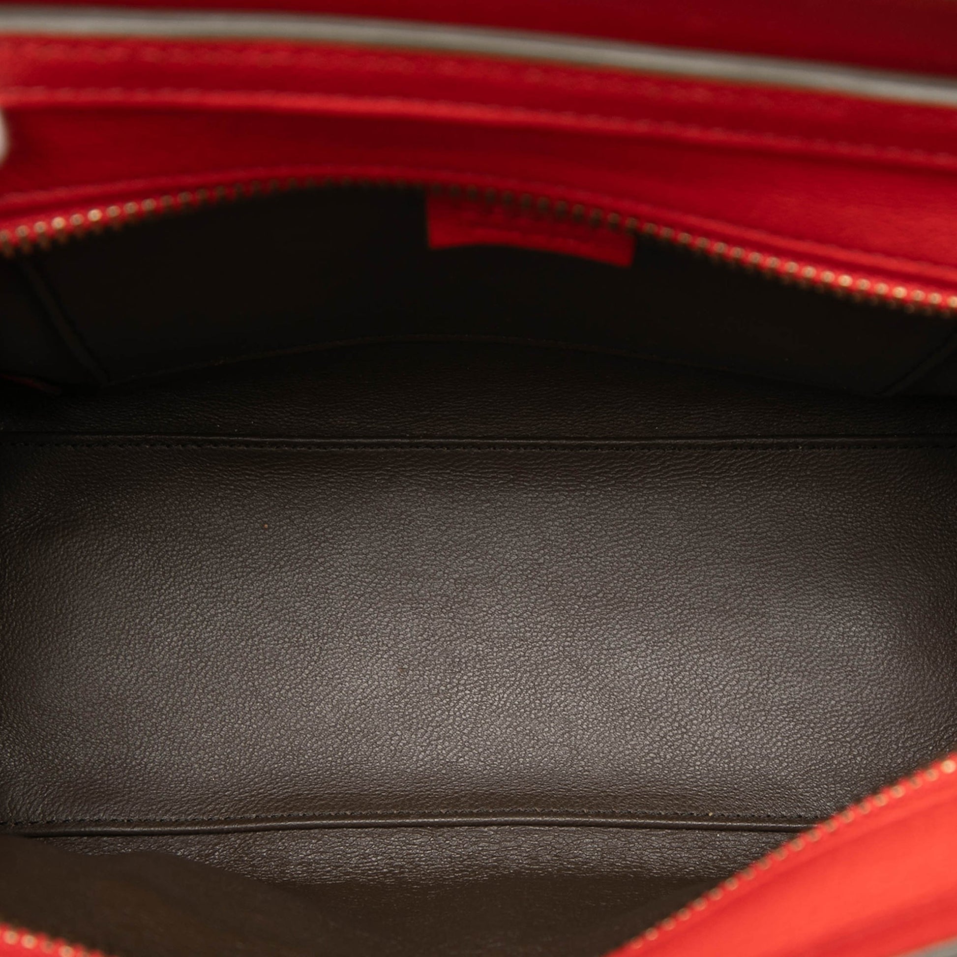 Celine Nano Bicolor Leather Luggage Tote