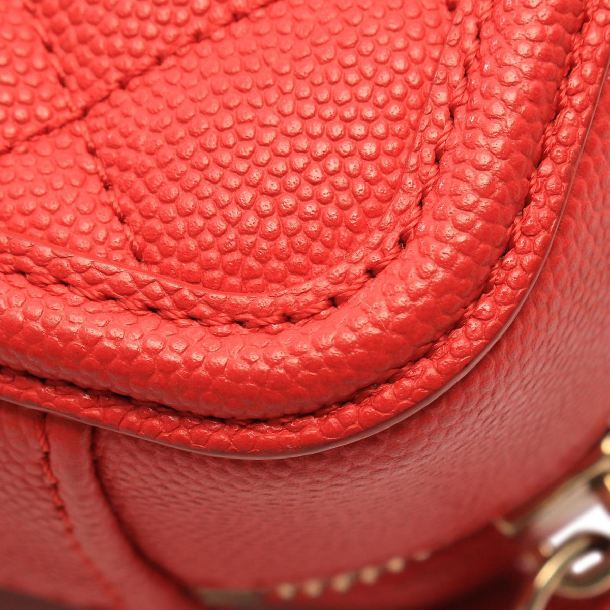 Chanel Small Caviar Filigree Vanity Case