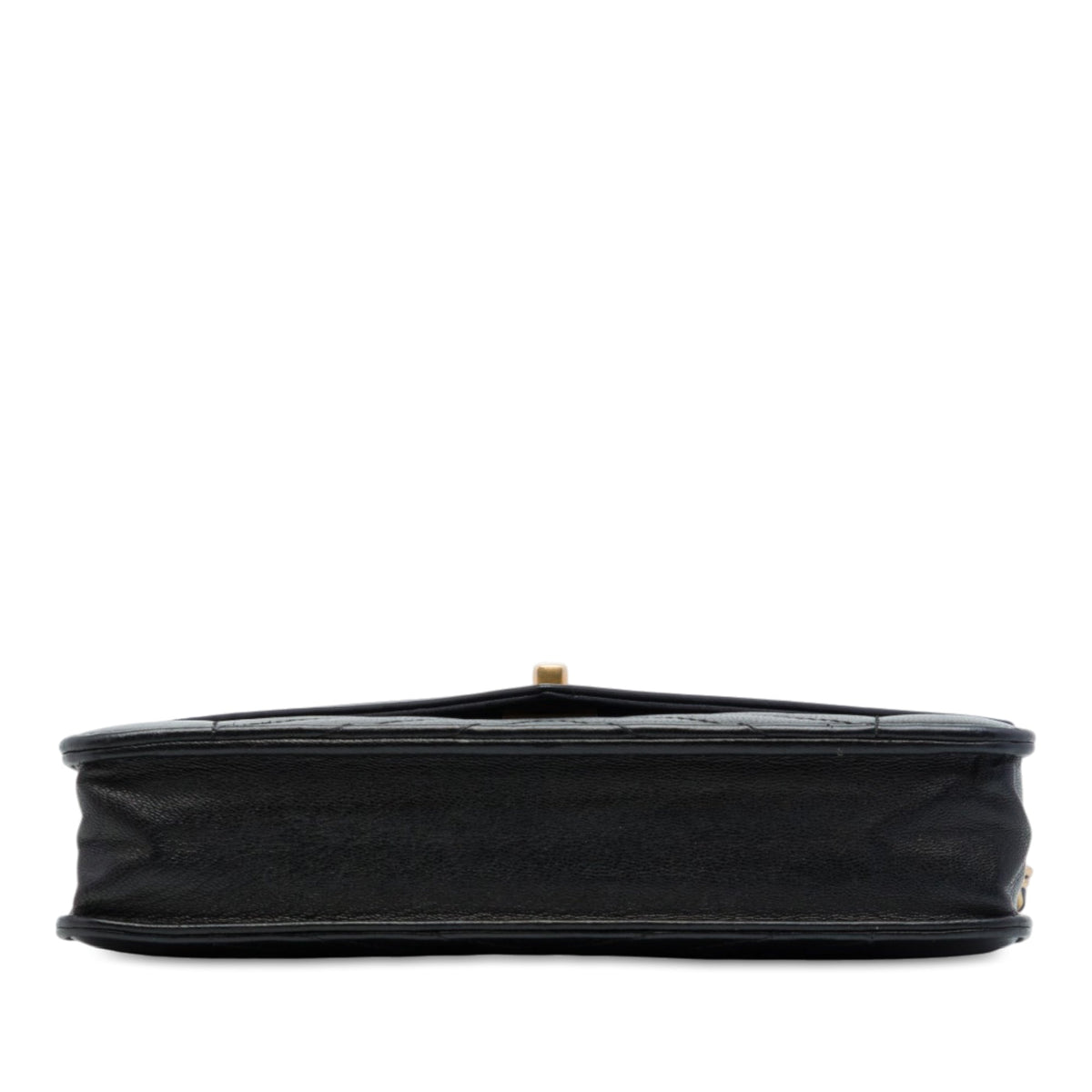 Chanel Reversed Chevron Lambskin Wallet on Chain