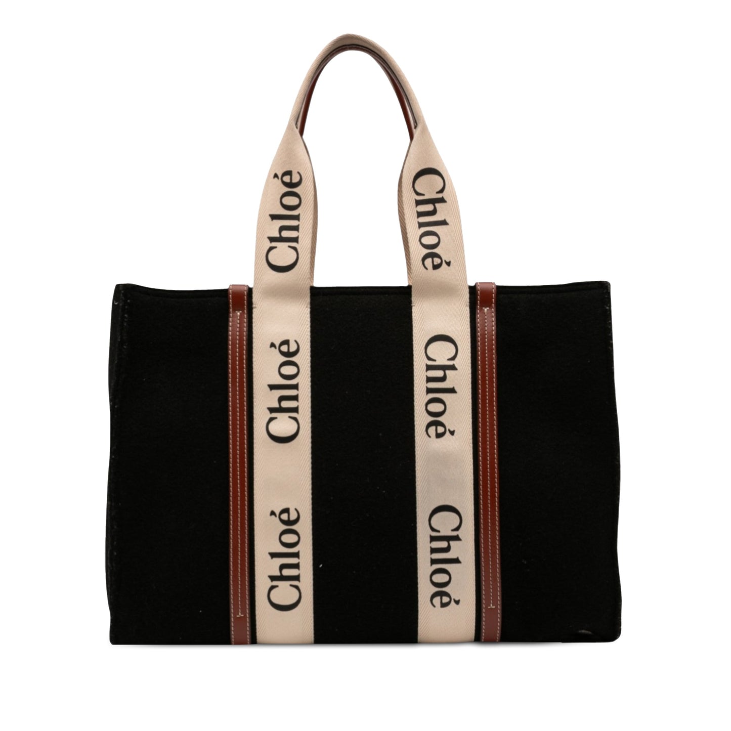 Chloé Large Wool Woody Tote