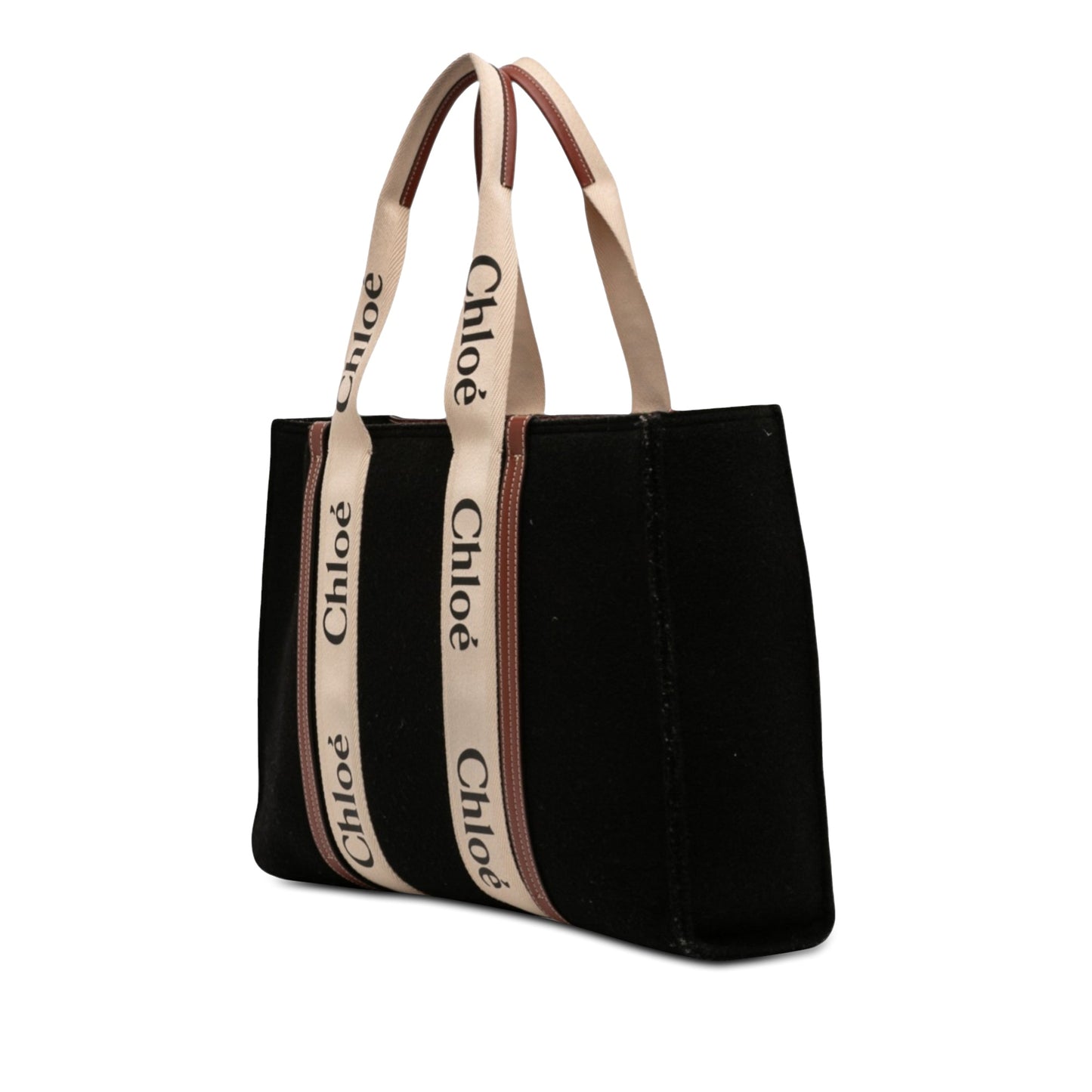 Chloé Large Wool Woody Tote