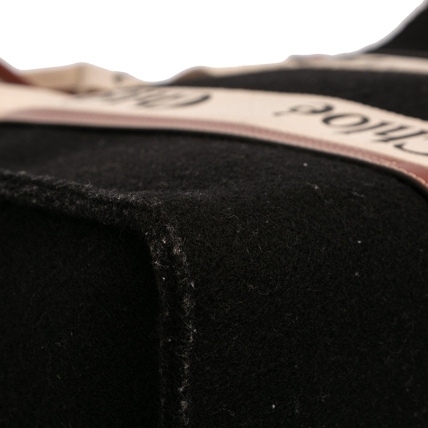 Chloé Large Wool Woody Tote