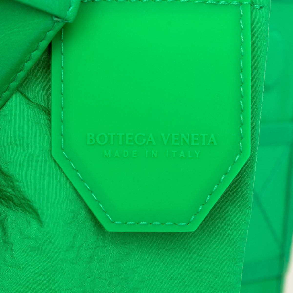 Bottega Veneta Mini Paper Calfskin Intrecciato Cassette Belt Bag — Green