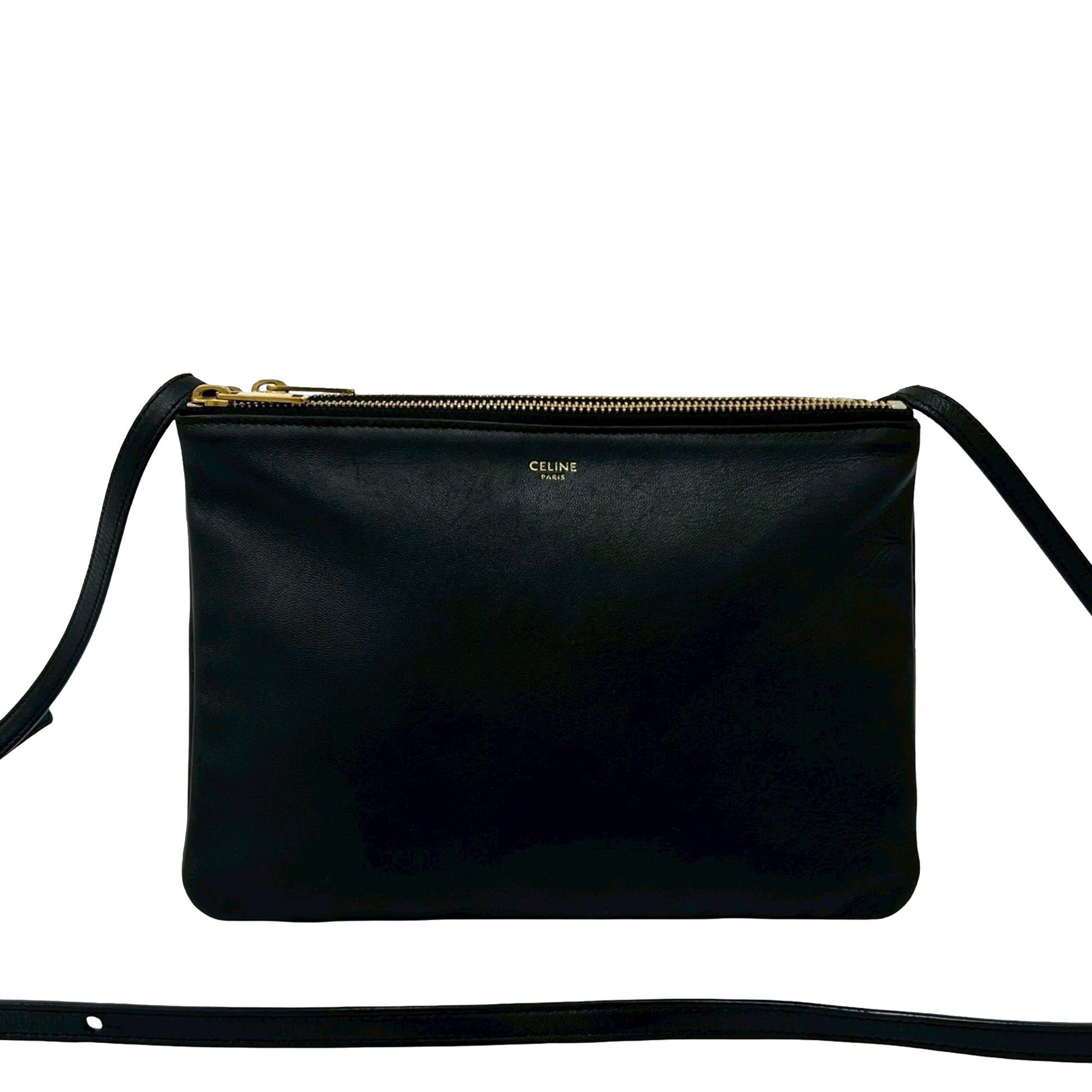 Celine Large Lambskin Trio Crossbody
