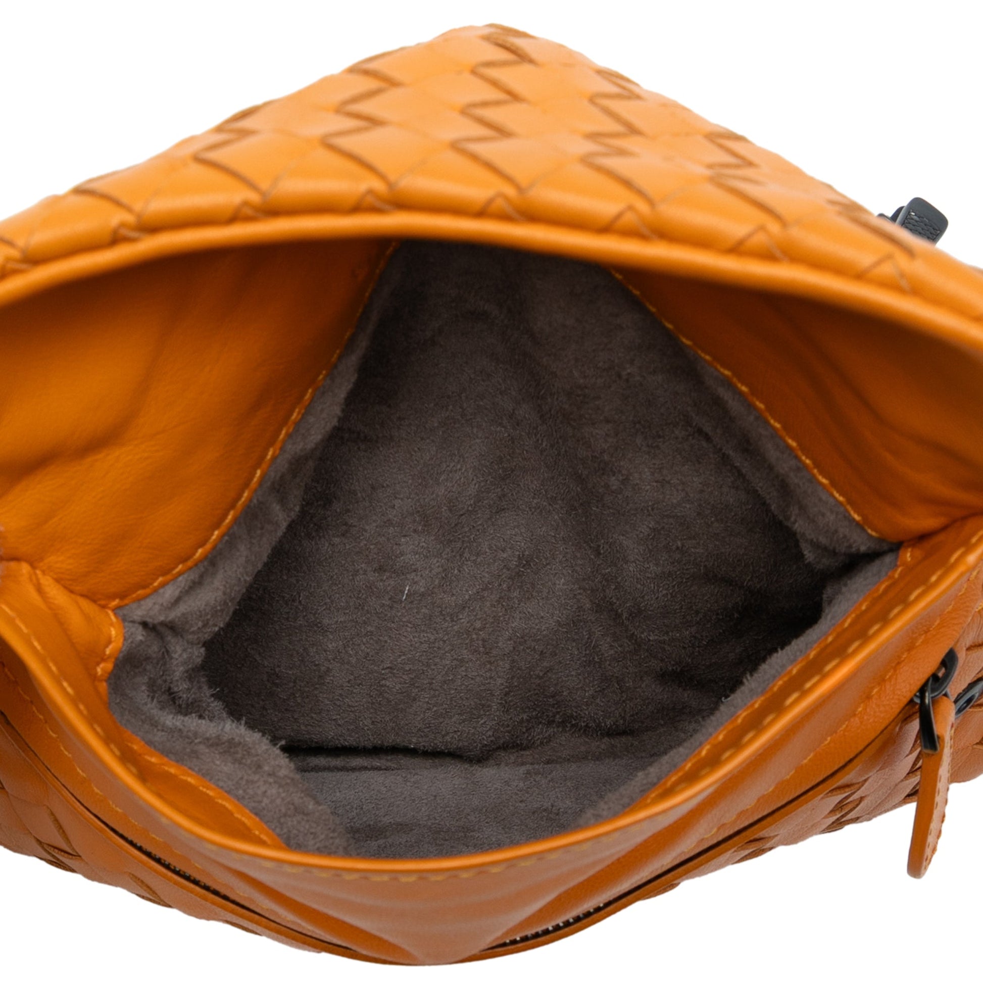 Mini Nappa Intrecciato Expandable Chain Flap Crossbody