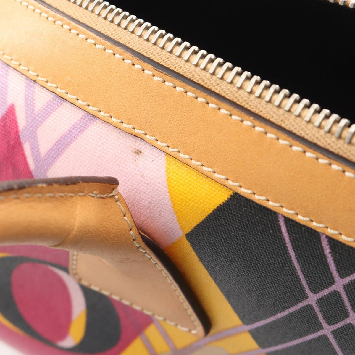 Dior Printed Coated Canvas Satchel