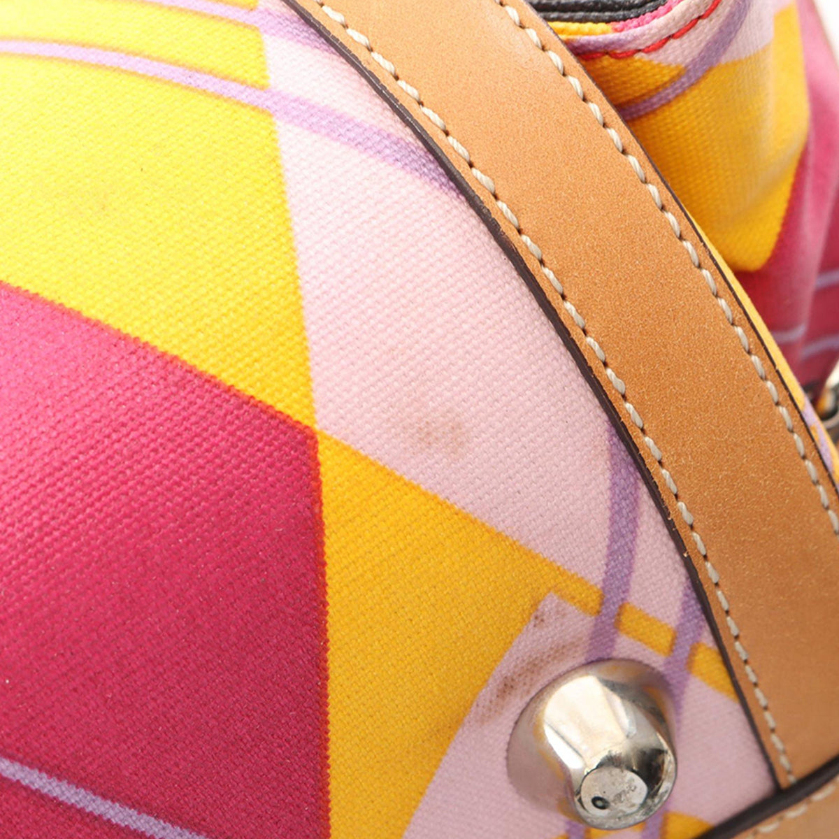 Dior Printed Coated Canvas Satchel