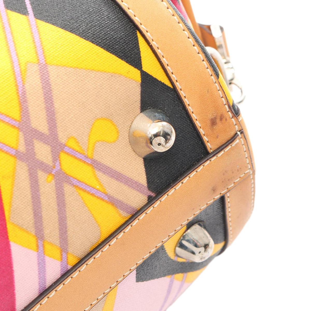 Dior Printed Coated Canvas Satchel