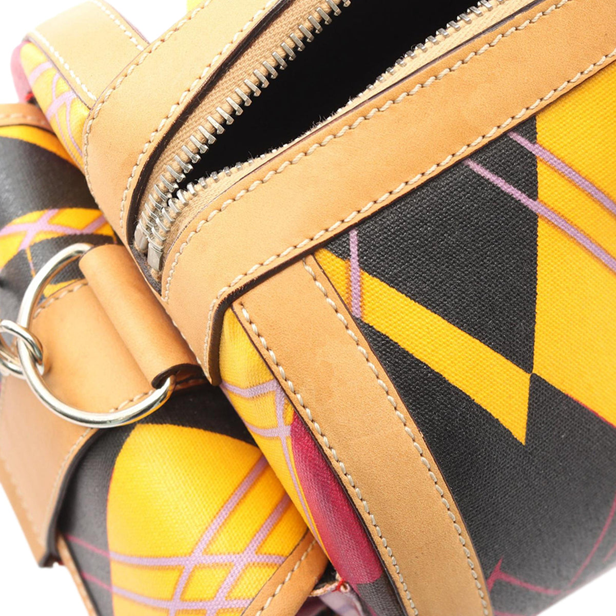Dior Printed Coated Canvas Satchel