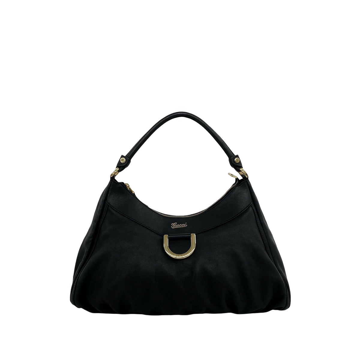 Gucci Leather Abbey D Ring Shoulder Bag