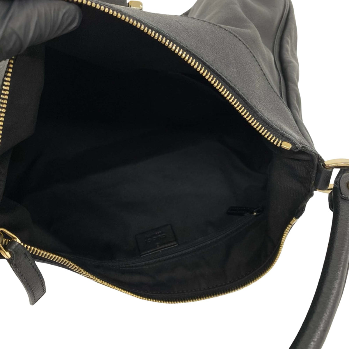 Gucci Leather Abbey D Ring Shoulder Bag