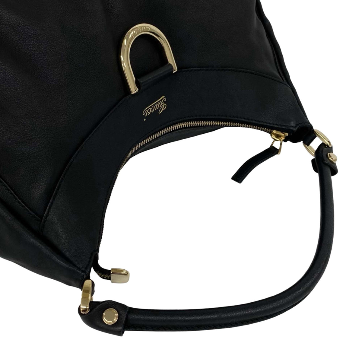 Gucci Leather Abbey D Ring Shoulder Bag