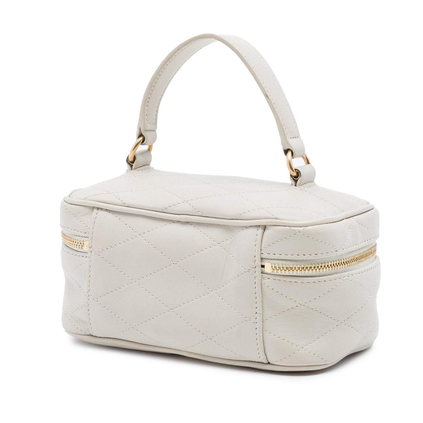 Saint Laurent Mini Quilted Lambskin Gaby Vanity Bag