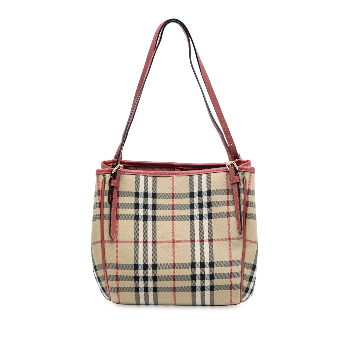 Burberry Small Haymarket Check Canvas Canterbury Tote