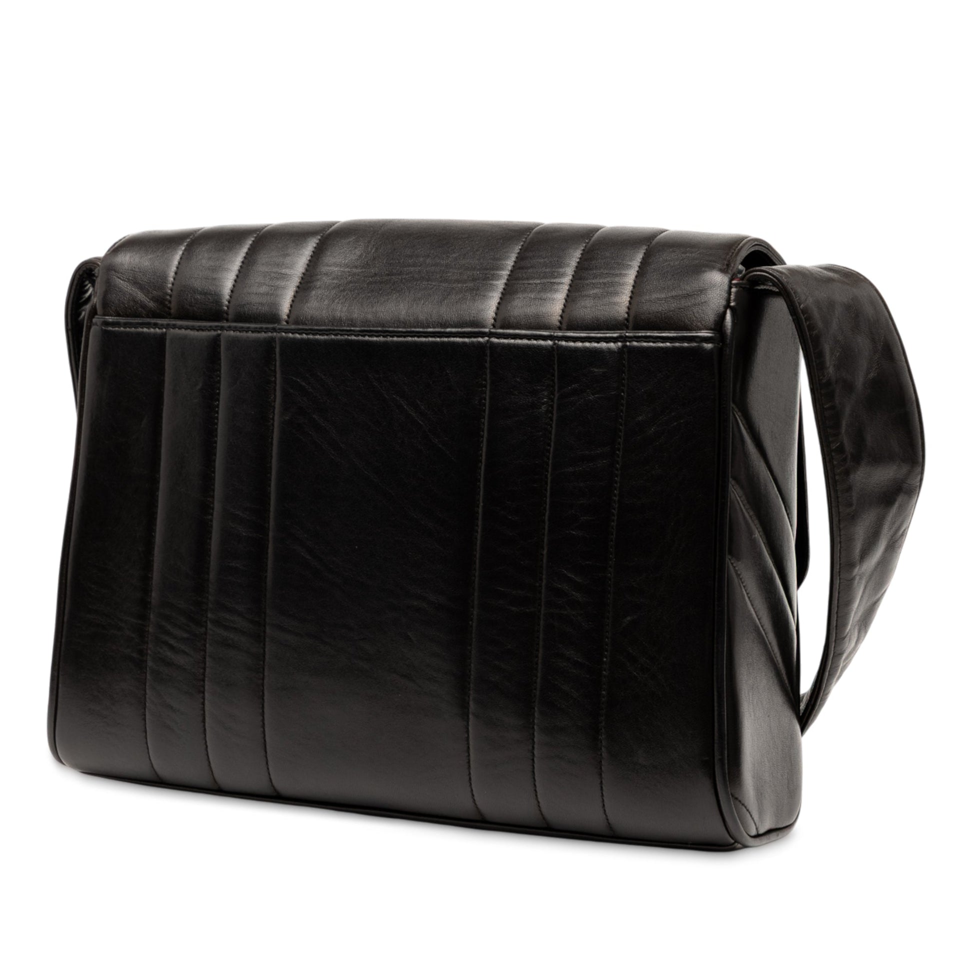 Chanel Vertical Quilt Lambskin Flap