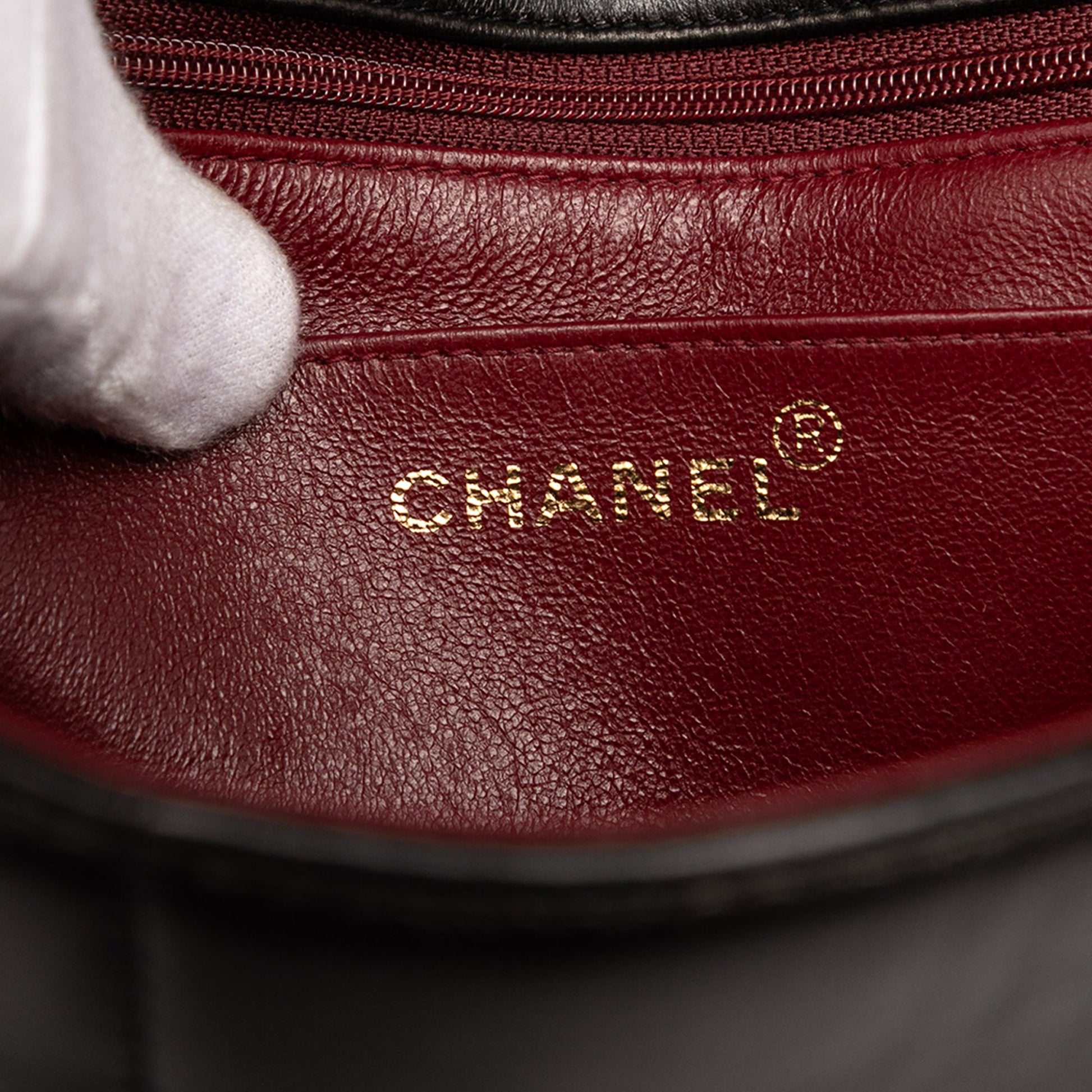 Chanel Vertical Quilt Lambskin Flap
