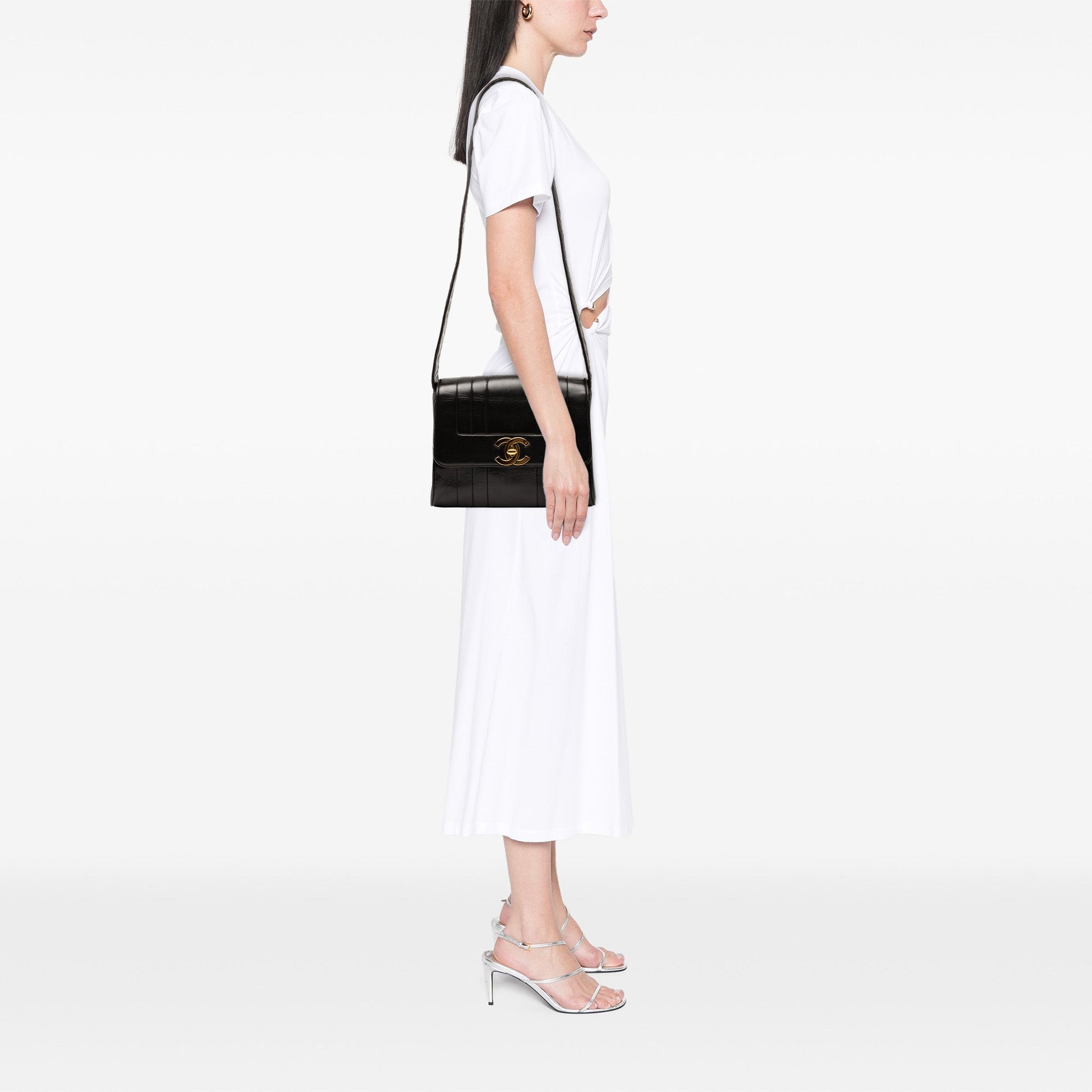 Chanel Vertical Quilt Lambskin Flap