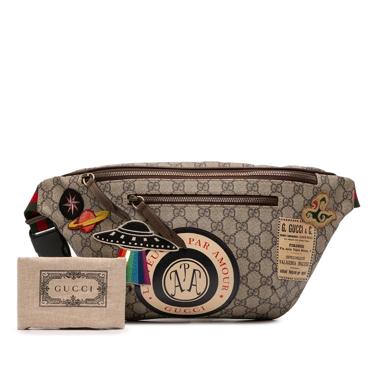 Gucci GG Supreme Courrier Belt Bag