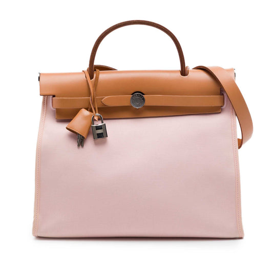 Hermès Toile Herbag Zip 31