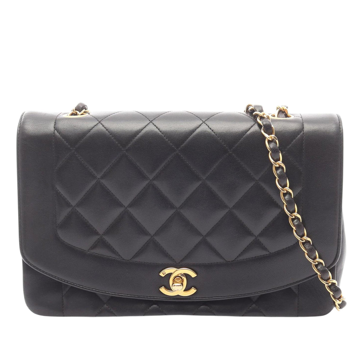 Chanel Medium Lambskin Diana Flap