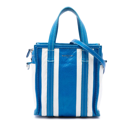 Balenciaga Lambskin Bazar Shopper Satchel XS
