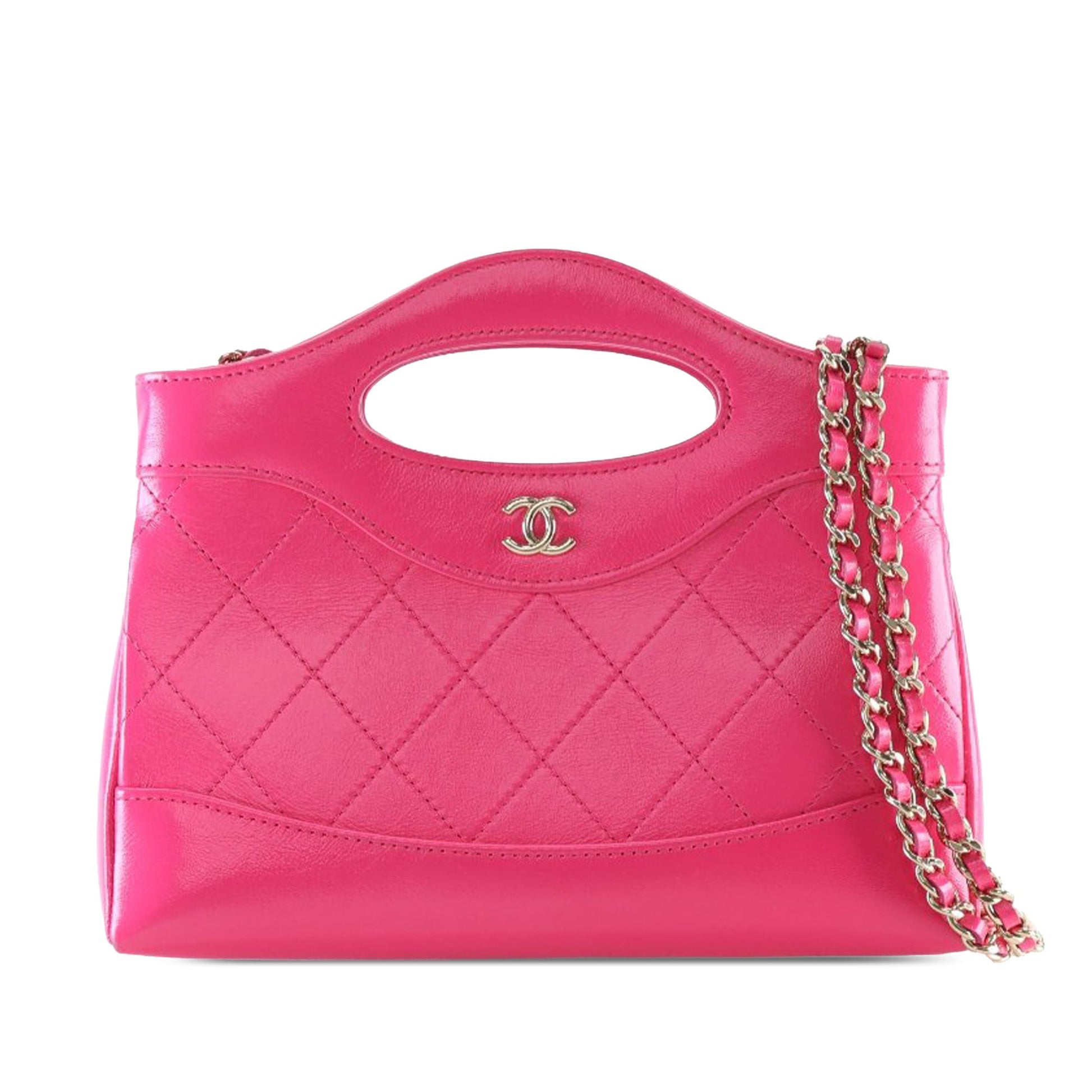Chanel Nano Shiny Aged Calfskin 31 Shopping Bag