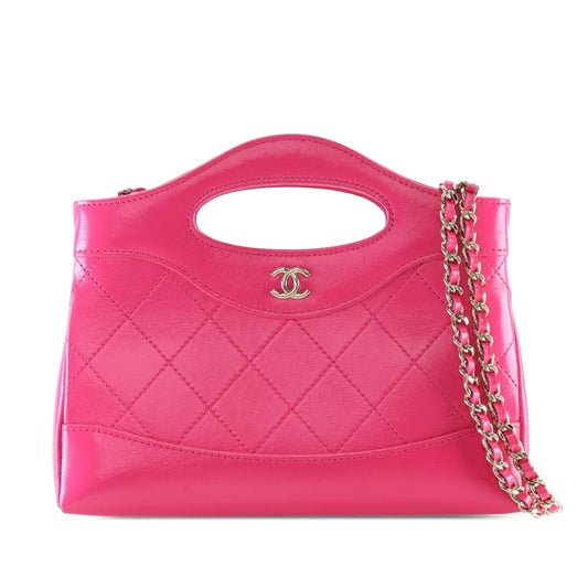 Chanel Nano Shiny Aged Calfskin 31 Shopping Bag