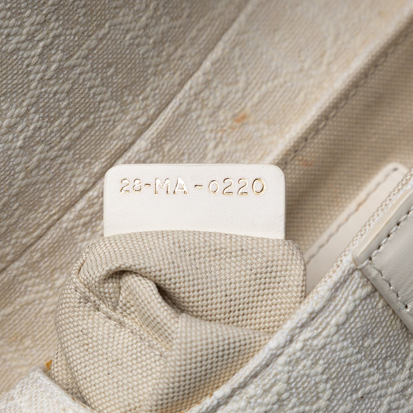 Dior Mini Oblique Canvas Saddle Bag