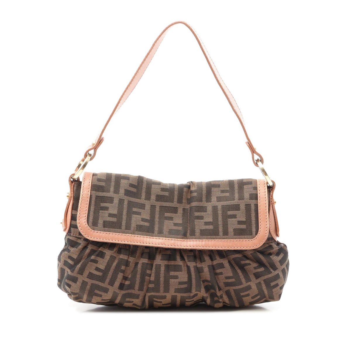 Fendi Zucca Chef Hobo — Brown