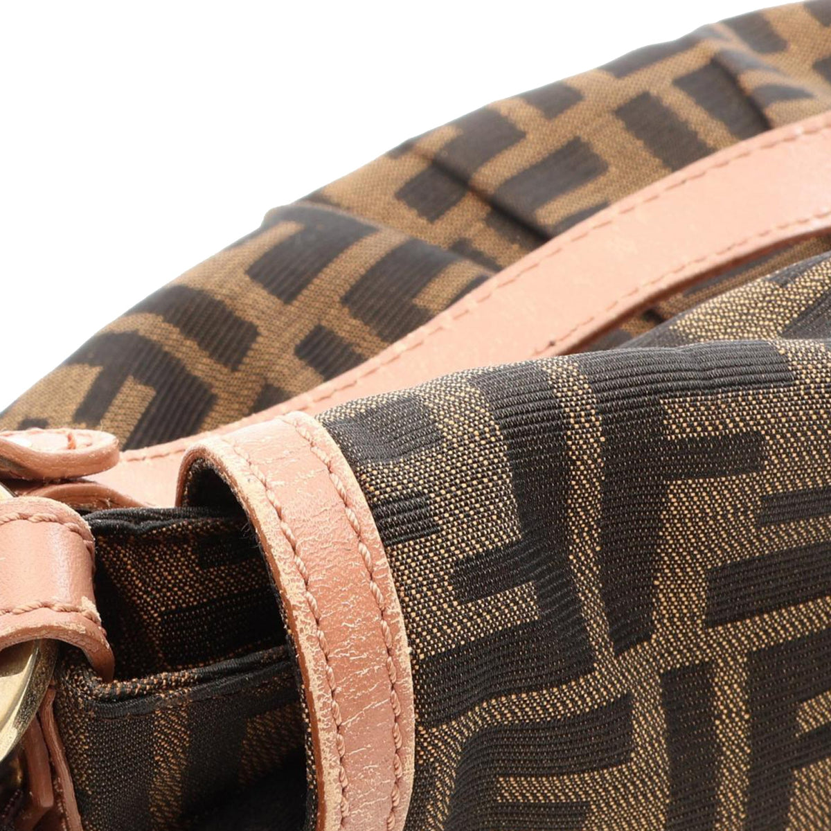 Fendi Zucca Chef Hobo — Brown