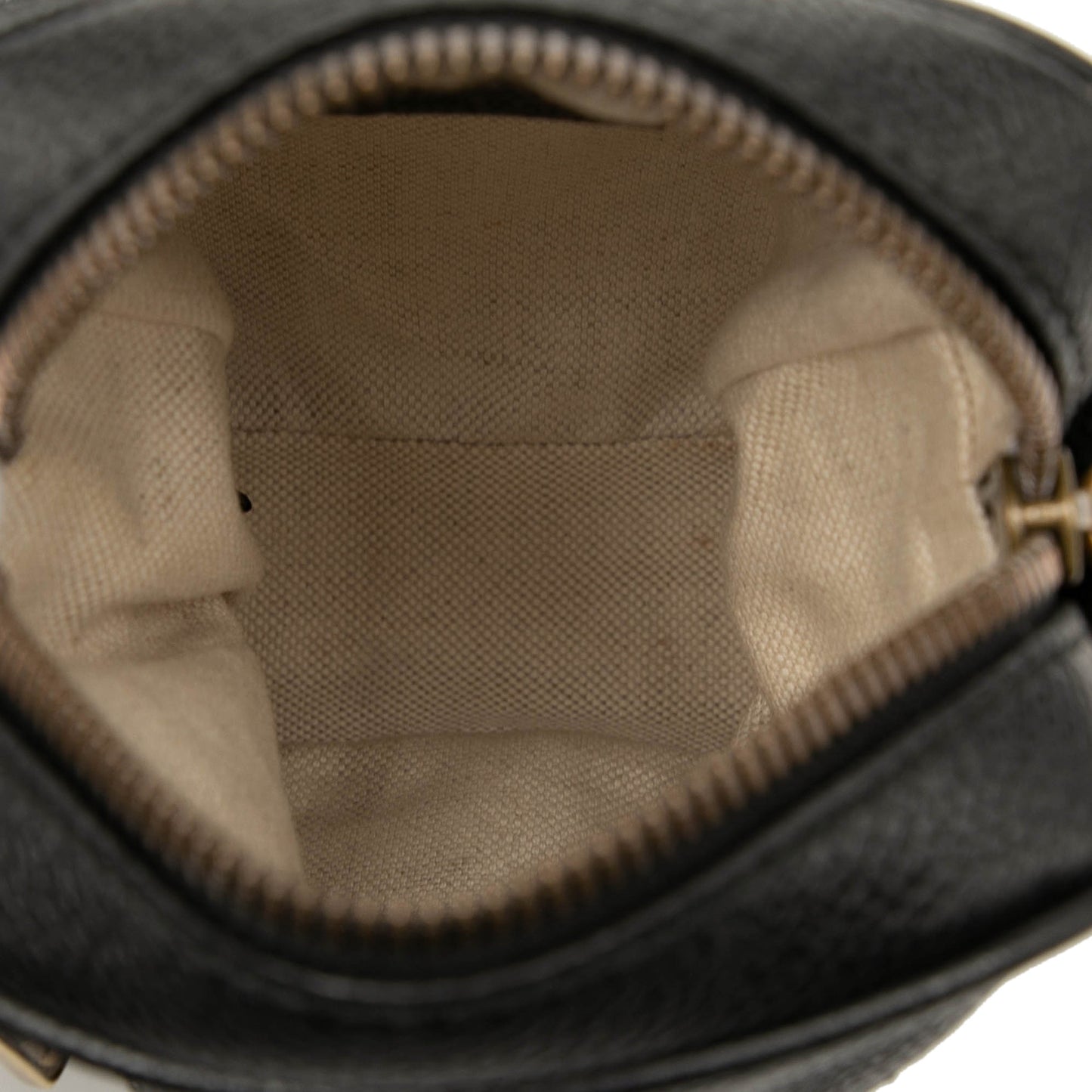 Gucci Mini Grained Calfskin Logo Crossbody