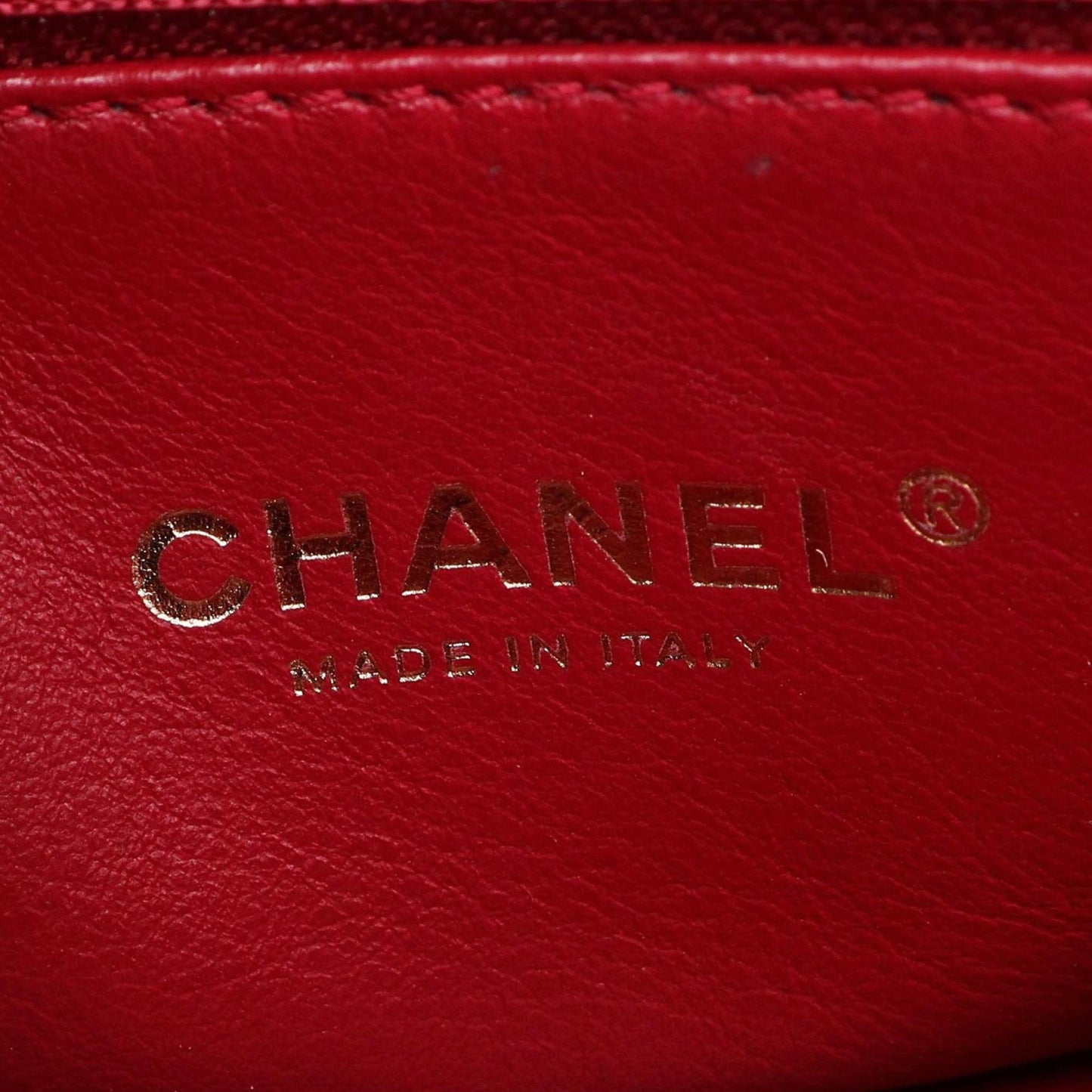 Chanel CC Quilted Lambskin Buckle Flap