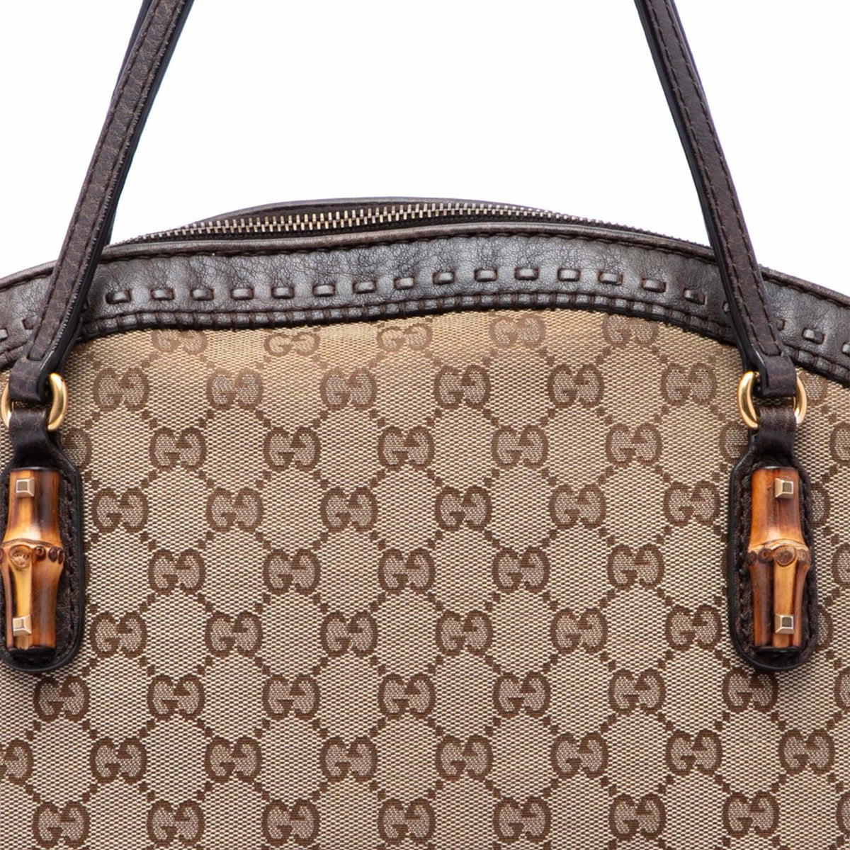 Gucci GG Canvas Laidback Crafty Handbag