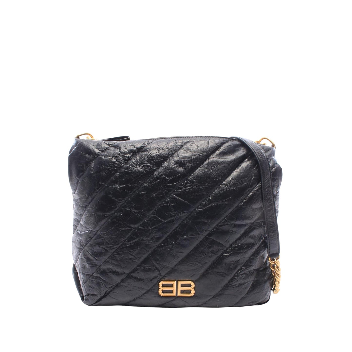 Balenciaga Medium Quilted Calfskin Crush Crossbody