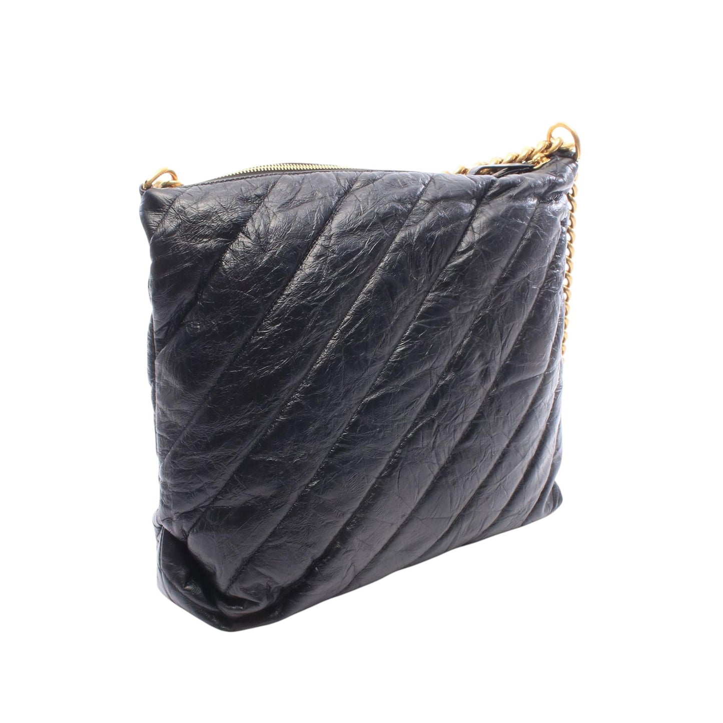 Balenciaga Medium Quilted Calfskin Crush Crossbody