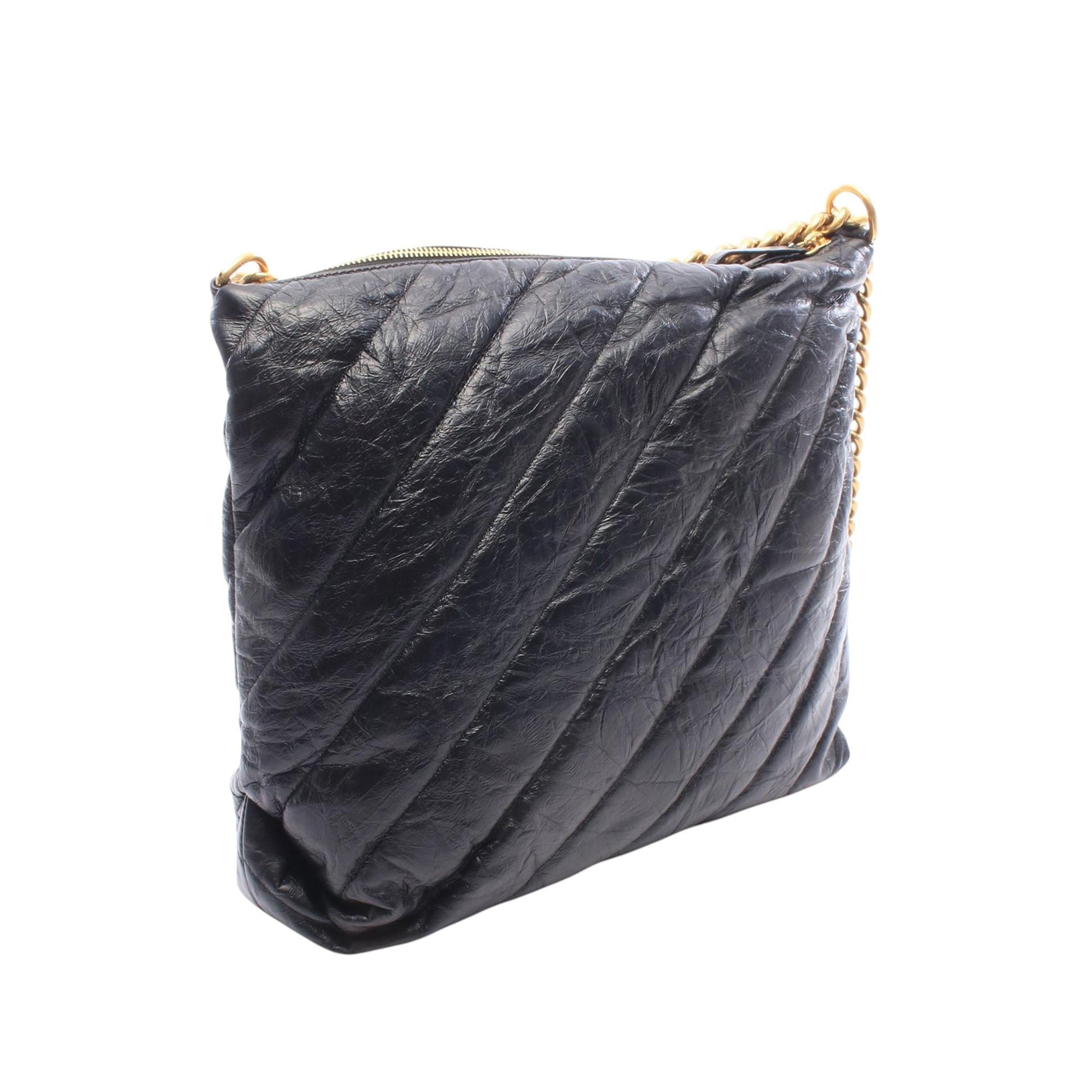 Balenciaga Medium Quilted Calfskin Crush Crossbody