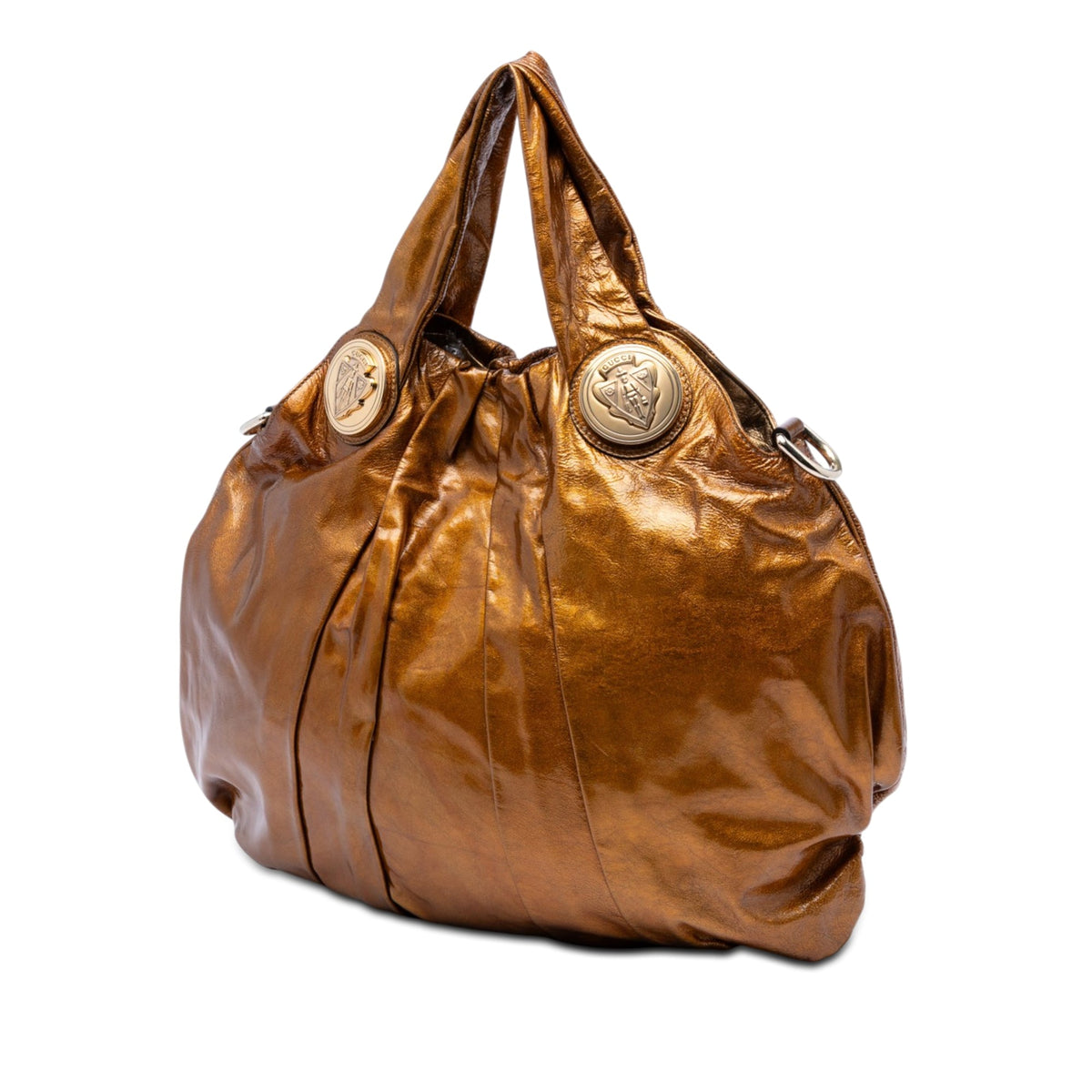 Gucci Large Patent Hysteria Satchel