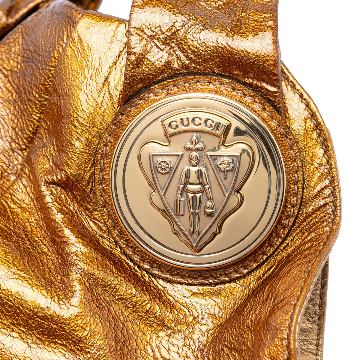 Gucci Large Patent Hysteria Satchel